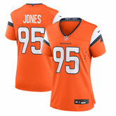 Sai'vion Jones Denver Broncos Women's Team Game Jersey - Orange Jerseys