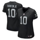 Dont'e Thornton Jr. Las Vegas Raiders Women's Team Game Jersey - Black Jerseys
