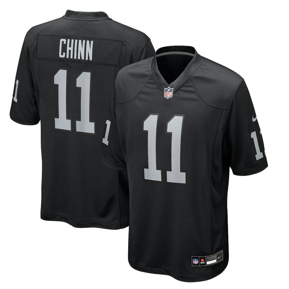 Jeremy Chinn Las Vegas Raiders Team Game Jersey - Black Jerseys
