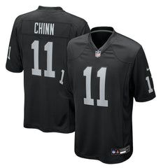 Jeremy Chinn Las Vegas Raiders Team Game Jersey - Black Jerseys