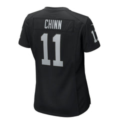 Jeremy Chinn Las Vegas Raiders Women's Team Game Jersey - Black Jerseys