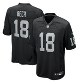 Jack Bech Las Vegas Raiders Team Game Jersey - Black Jerseys