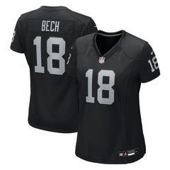 Jack Bech Las Vegas Raiders Women's Team Game Jersey - Black Jerseys