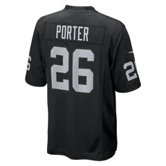 Darien Porter Las Vegas Raiders Team Game Jersey - Black Jerseys