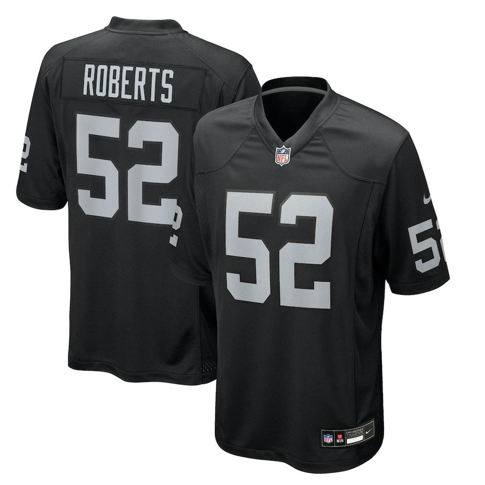 Elandon Roberts Las Vegas Raiders Team Game Jersey - Black Jerseys