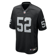 Elandon Roberts Las Vegas Raiders Team Game Jersey - Black Jerseys