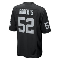 Elandon Roberts Las Vegas Raiders Team Game Jersey - Black Jerseys