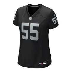 Cody Lindenberg Las Vegas Raiders Women's Team Game Jersey - Black Jerseys