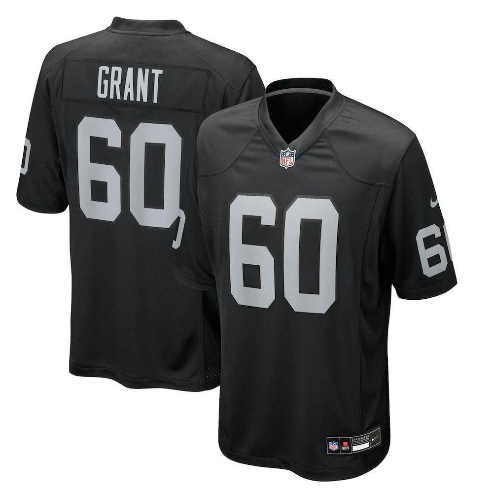 Charles Grant Las Vegas Raiders Team Game Jersey - Black Jerseys