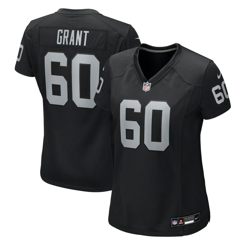 Charles Grant Las Vegas Raiders Women's Team Game Jersey - Black Jerseys