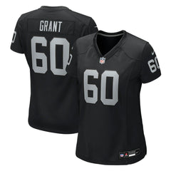 Charles Grant Las Vegas Raiders Women's Team Game Jersey - Black Jerseys