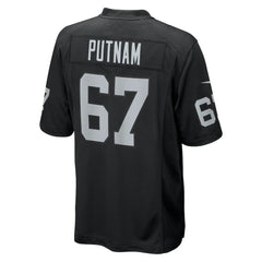 Will Putnam Las Vegas Raiders Team Game Jersey - Black Jerseys