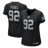 JJ Pegues Las Vegas Raiders Women's Team Game Jersey - Black Jerseys