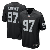 Tonka Hemingway Las Vegas Raiders Team Game Jersey - Black Jerseys
