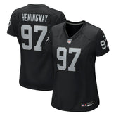 Tonka Hemingway Las Vegas Raiders Women's Team Game Jersey - Black Jerseys