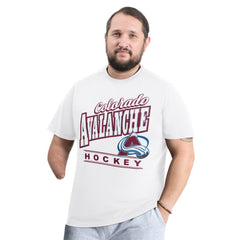 Colorado Avalanche G-III Sports by Carl Banks Adaptive Headliner T-Shirt - White | US 203480341
