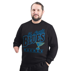 St. Louis Blues G-III Sports by Carl Banks Adaptive Headliner Fleece Sweatshirt - Black | US 203480368