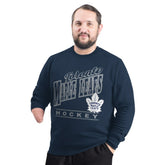 Toronto Maple Leafs G-III Sports by Carl Banks Adaptive Headliner Fleece Sweatshirt - Navy | US 203480376