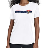 Florida Panthers Starter Women's Team Stripe T-Shirt - White | US 203480843