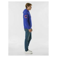 Chicago Cubs Champion Reverse Weave Chenille Hoodie - Royal Hoodies