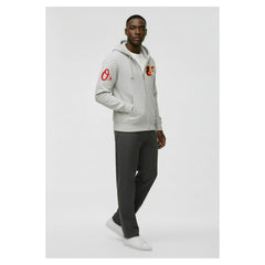 Baltimore Orioles Champion Reverse Weave Chenille Full-Zip Hoodie - Gray Hoodies