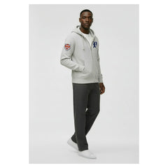 Detroit Tigers Champion Reverse Weave Chenille Full-Zip Hoodie - Gray Hoodies