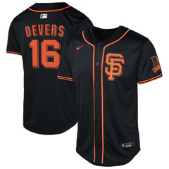 Rafael Devers San Francisco Giants Nike Youth Limited Jersey - Black Jerseys