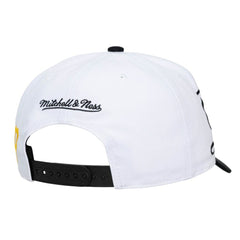 Pittsburgh Pirates Mitchell & Ness Unisex XL Script Pro Crown Adjustable Hat - White/Black Hats