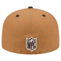 Cincinnati Bengals New Era Two-Tone Walnut 59FIFTY Fitted Hat - Light Brown/Dark Brown Hats