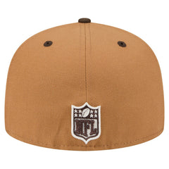 Kansas City Chiefs New Era Two-Tone Walnut 59FIFTY Fitted Hat - Light Brown/Dark Brown Hats