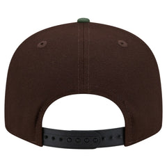 Minnesota Vikings Adult Burnt Wood Camo 9FIFTY Snapback Hat - Dark Brown Hats