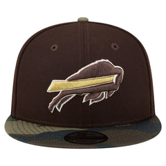 Buffalo Bills Adult Burnt Wood Camo 9FIFTY Snapback Hat - Dark Brown Hats