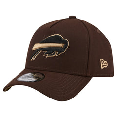 Buffalo Bills New Era Burnt Wood A-Frame 9FORTY Adjustable Hat - Dark Brown Hats