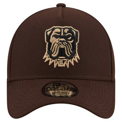 Cleveland Browns New Era Burnt Wood A-Frame 9FORTY Adjustable Hat - Dark Brown Hats