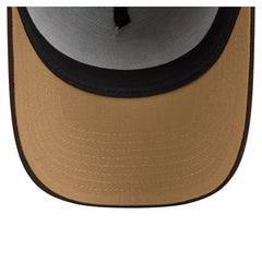Cleveland Browns New Era Burnt Wood A-Frame 9FORTY Adjustable Hat - Dark Brown Hats