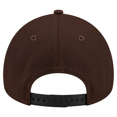 Minnesota Vikings New Era Burnt Wood A-Frame 9FORTY Adjustable Hat - Dark Brown Hats