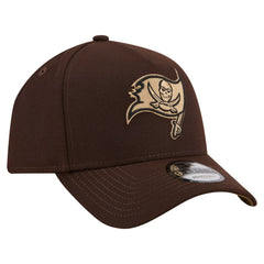 Tampa Bay Buccaneers New Era Burnt Wood A-Frame 9FORTY Adjustable Hat - Dark Brown Hats