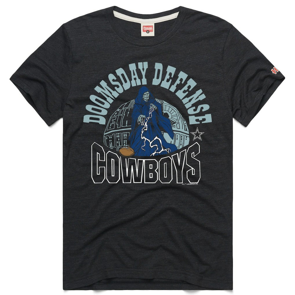 Dallas Cowboys Homage Unisex Star Wars x NFL Tri-Blend T-Shirt - Charcoal T-shirts