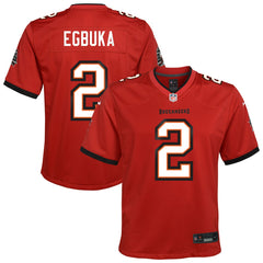 Emeka Egbuka Tampa Bay Buccaneers Youth Team Game Jersey - Red Jerseys