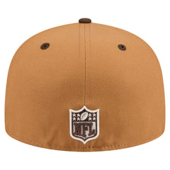 Atlanta Falcons New Era Two-Tone Walnut 59FIFTY Fitted Hat - Light Brown/Dark Brown Hats