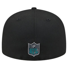 Philadelphia Eagles New Era Color Pop 59FIFTY Fitted Hat - Black Hats