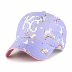 Kansas City Royals '47 Girls Youth Unicorn Clean Up Adjustable Hat - Lavender Hats