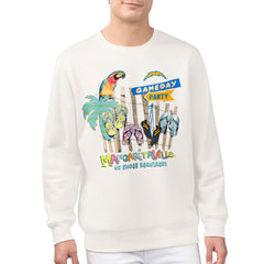 Los Angeles Chargers Margaritaville Gameday Party Fleece Sweatshirt - Cream Sweatshirts
