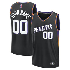 Phoenix Suns Fastbreak Custom Jersey Statement Edition Black - Fanatics