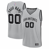San Antonio Spurs Youth Fastbreak Custom Jersey Statement Edition Silver - Fanatics outlet
