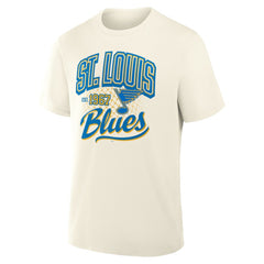 St. Louis Blues Fanatics Male Legacy T-Shirt - Cream | US 203497455