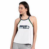 Seattle Seahawks G-III 4Her by Carl Banks Women's Redemption Win Slub Tank Top - White Tops