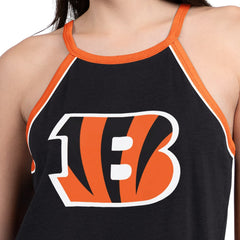 Cincinnati Bengals G-III 4Her by Carl Banks Women's Redemption Win Slub Tank Top - Black Tops
