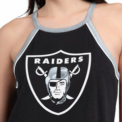 Las Vegas Raiders G-III 4Her by Carl Banks Women's Redemption Win Slub Tank Top - Black Tops