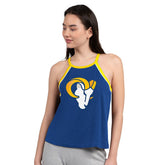 Los Angeles Rams G-III 4Her by Carl Banks Women's Redemption Win Slub Tank Top - Royal Tops